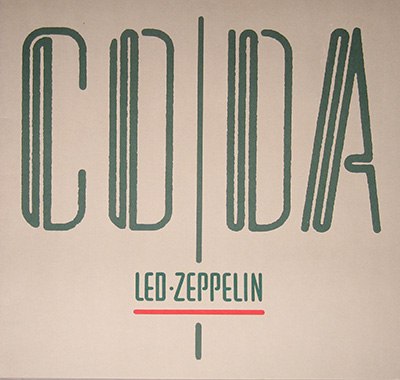 LED ZEPPELIN - Coda (Bonzo's Montreux!) album front cover vinyl record
